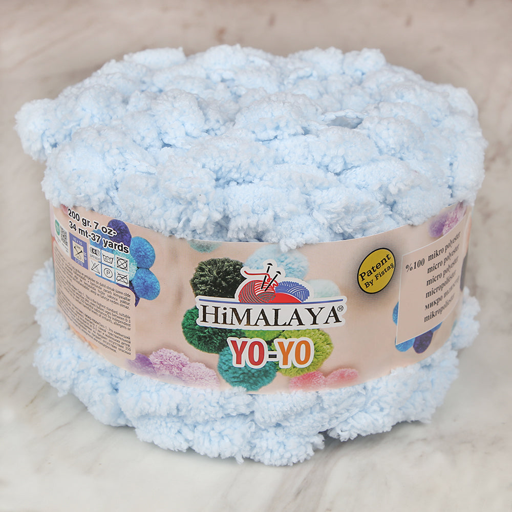 Himalaya Yo-Yo Bebe Mavi El Örgü İpi - 82109
